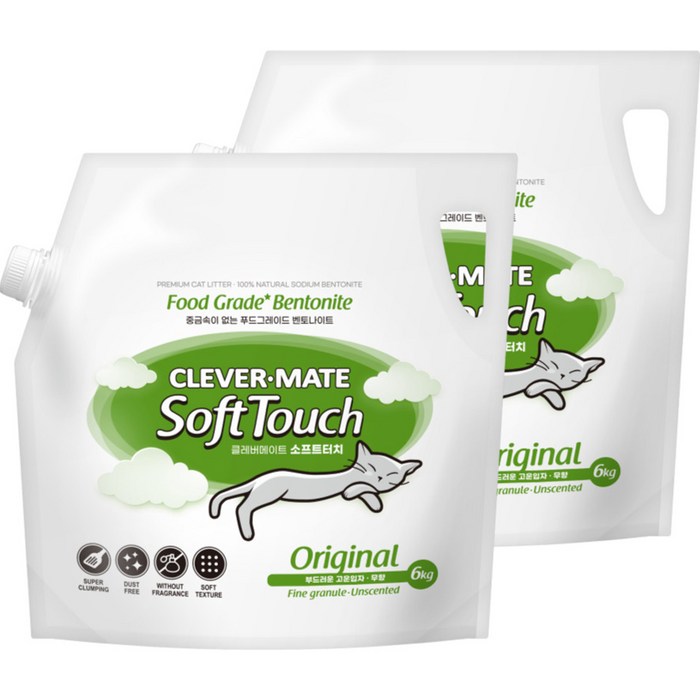 클레버메이트 소프트 터치 오리지널 고양이 모래