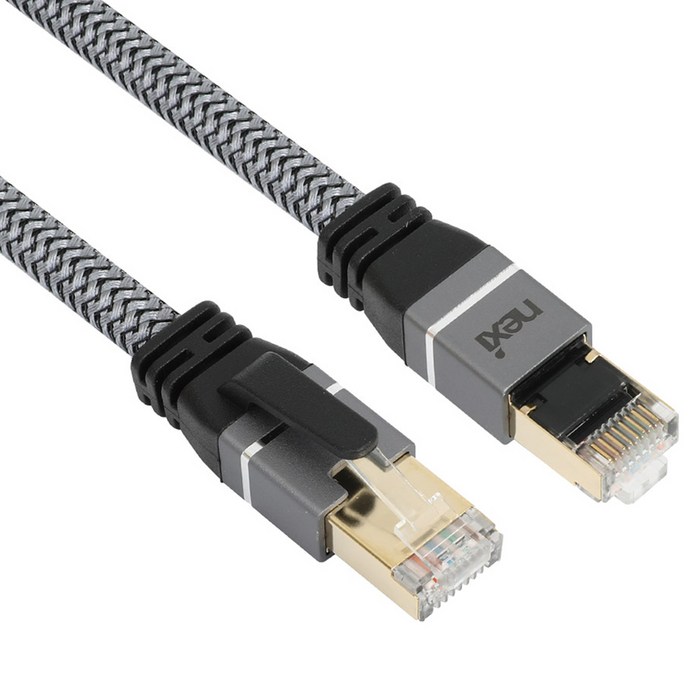 넥시 CAT8 S FTP 초고속 랜선 게이밍 인터넷 랜케이블 NXSFTP8C