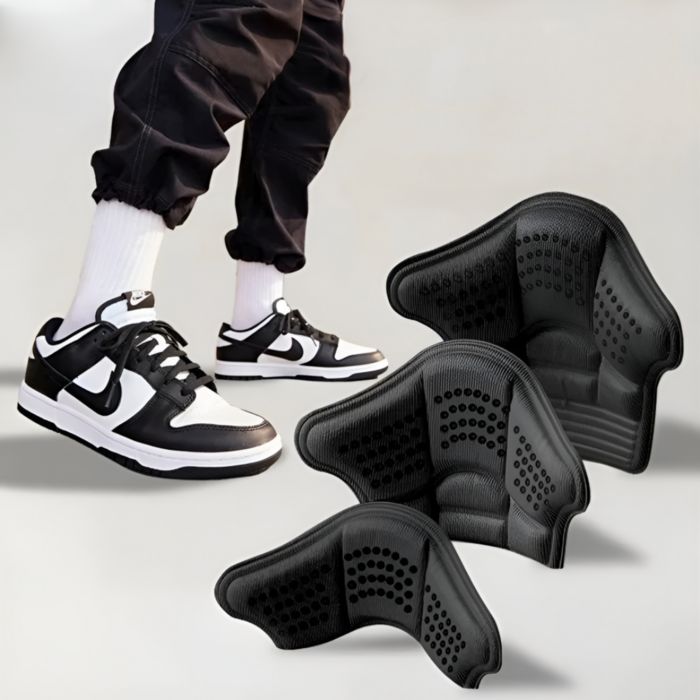 4pcs 원사이즈업패드 신발 사이즈 줄이기 클때 운동화 뒤꿈치 패드 로퍼 구두 물집