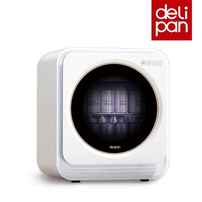 (추석맞이기간행사가)델리팬 UV LED 클린뷰 젖병소독기 DEL-BS12 살균/보관/건조