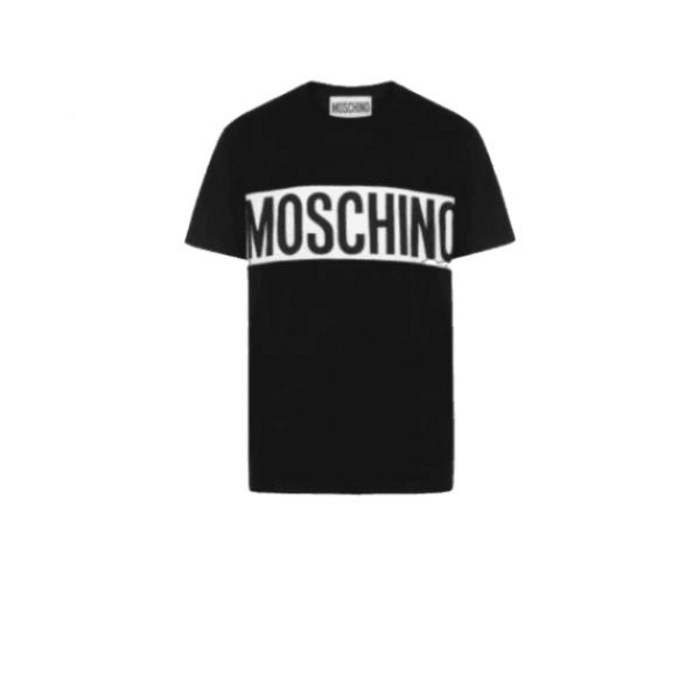 모스키노 MOSCHINO Cotton Logo T-shirt (0721 2041 2555) (코튼 로고 티셔츠)