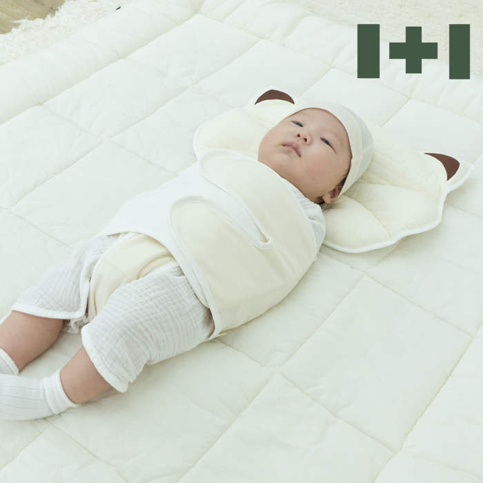 1 아나랩아나벨 신생아딸꾹질모자 set 모로반사스트랩 속싸개 출산선물 뒤집기방지