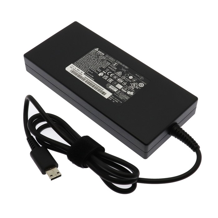 MSI정품 20V 14A 280W 네모팁 어댑터 GP76 Leopard 10UH, 어댑터전원케이블, 1개
