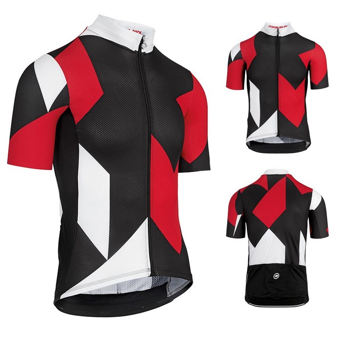 아소스 라이딩 져지 패스트레인 락 반팔저지 자전거의류 레드