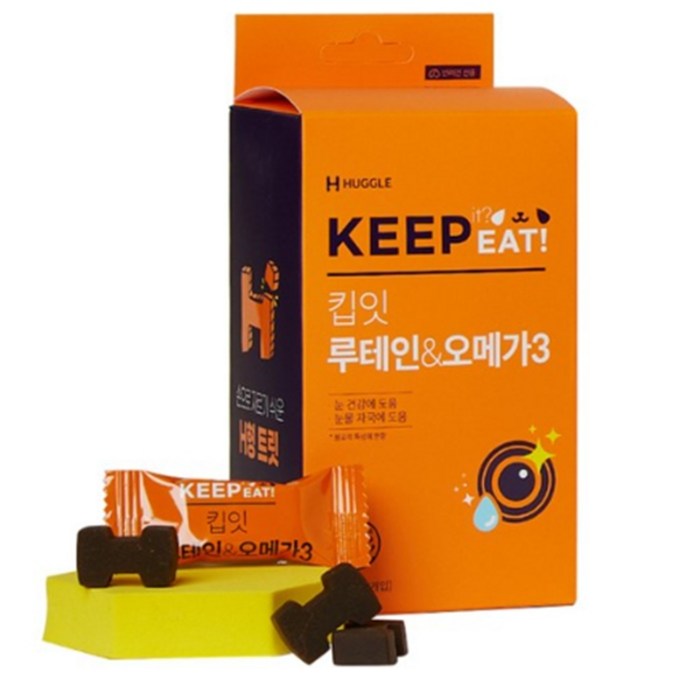 허글 강아지 킵잇 루테인 & 오메가3 영양제 150g