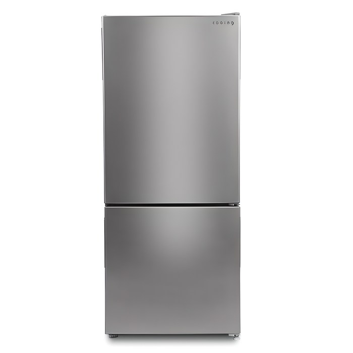 쿠잉전자 메탈 콤비 117L 2도어 냉장고 방문설치