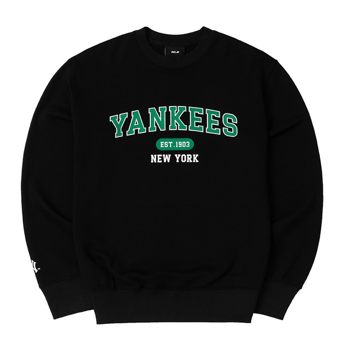 MLB 남녀공용 캐주얼 편한 맨투맨 3AMTV924450BKS