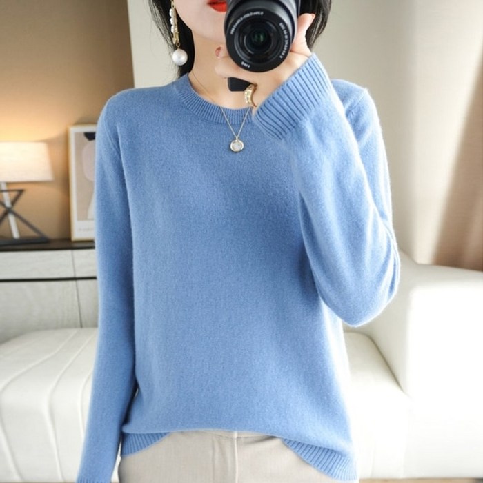 스웨터 특대 39s oneck 긴 소매 sweetshirts 특대 풀오버 슬림 니트