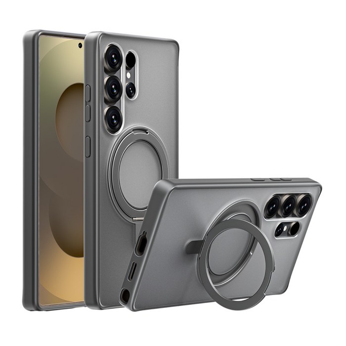 MAGIC JOHN 매직존 갤럭시 휴대폰 보호케이스 맥세이프 핸드그립 거치대 360도 회전 마그네틱 스크래치방지