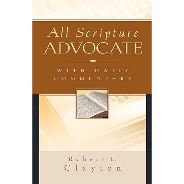 All Scripture Advocate Paperback