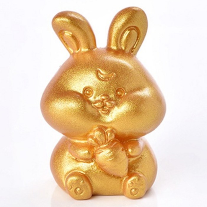 홈플로우 12간지 십이지 행운 띠별 동물 골드 피규어 장식품