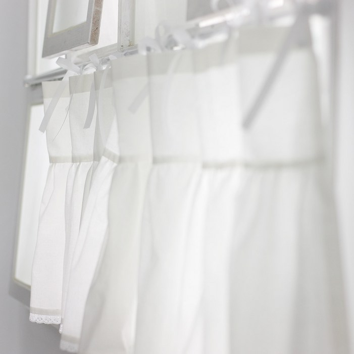 벨라이프 리본 바란스 커튼