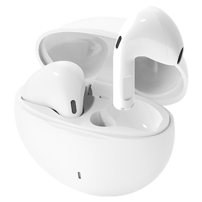 엑토 고음질 미니 무선 터치 이어버드 블루투스 이어폰, TWS20, 화이트