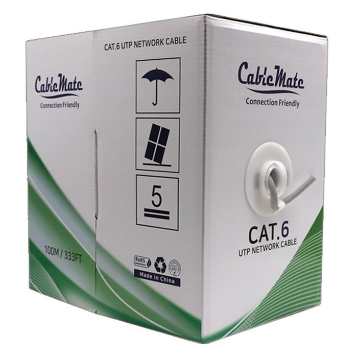 케이블메이트 CAT.6 UTP 기가 제작용 박스형 랜케이블 CM1171