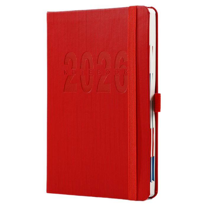 소담몰 고급 2026다이어리, 레드, 1개