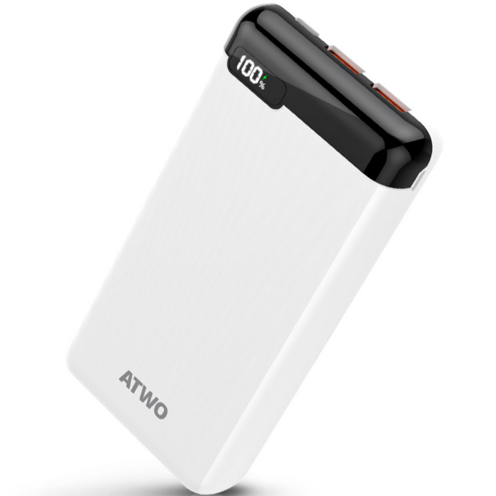 에이투 퀵차지 3.0 고속충전 PD 보조배터리 20000mAh 멀티단자 AL0301, 화이트, AL0301 에이투 퀵차지 3.0 고속충전 PD 보조배터리 20000mAh 멀티단자 AL0301, 화이트, AL0301