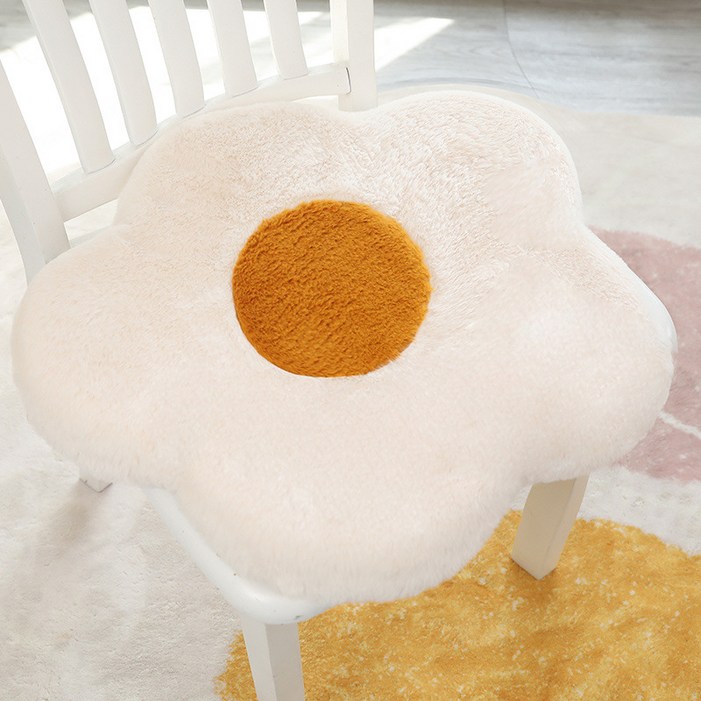 하이어데코 플라워 메모리폼 방석 카페 인테리어 사무실 식탁  쿠션