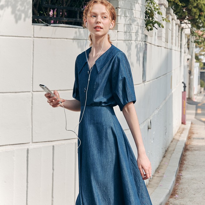 제로스트릿 안나 블라우스  스커트 세트