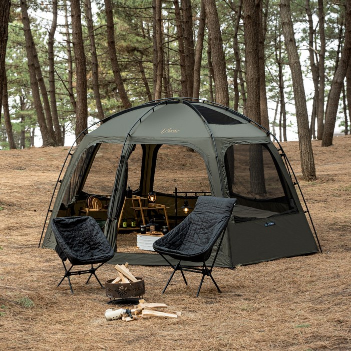 카즈미 비바돔 쉘터 플러스 그늘막 텐트