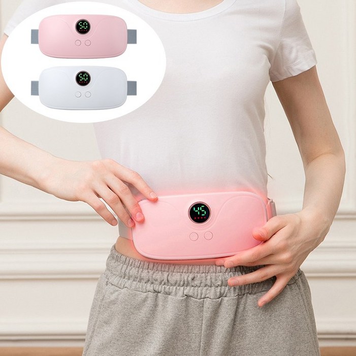 Fowod 온열찜질기 생리통 안마기 무선 USB 허리 복부 찜질기