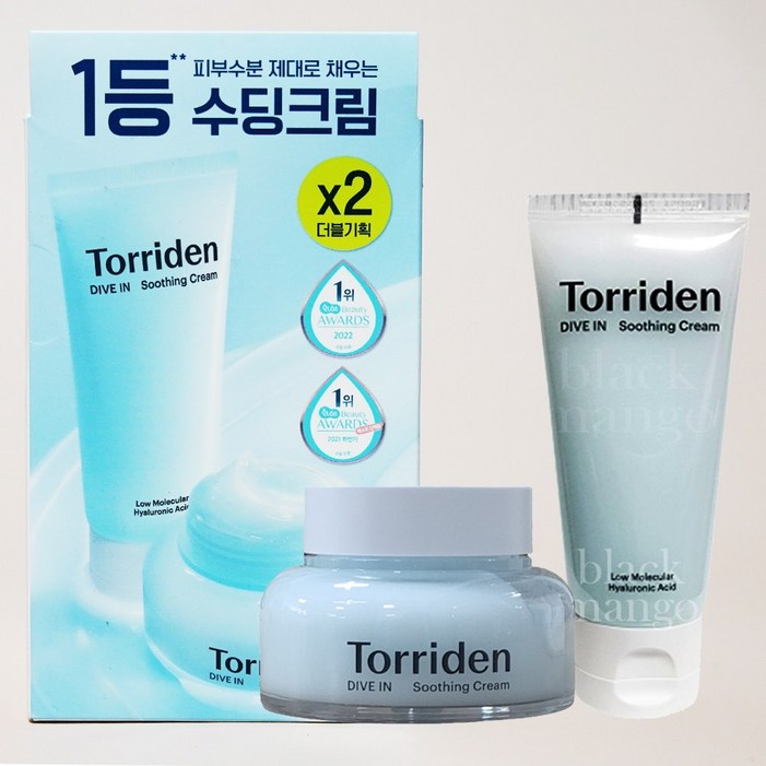 토리든 수딩 크림 다이브인 저분자 히알루론산