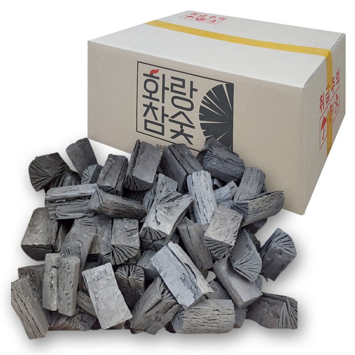 화랑참숯 흑탄 대용량 국내산 참숯, 1개, 3kg