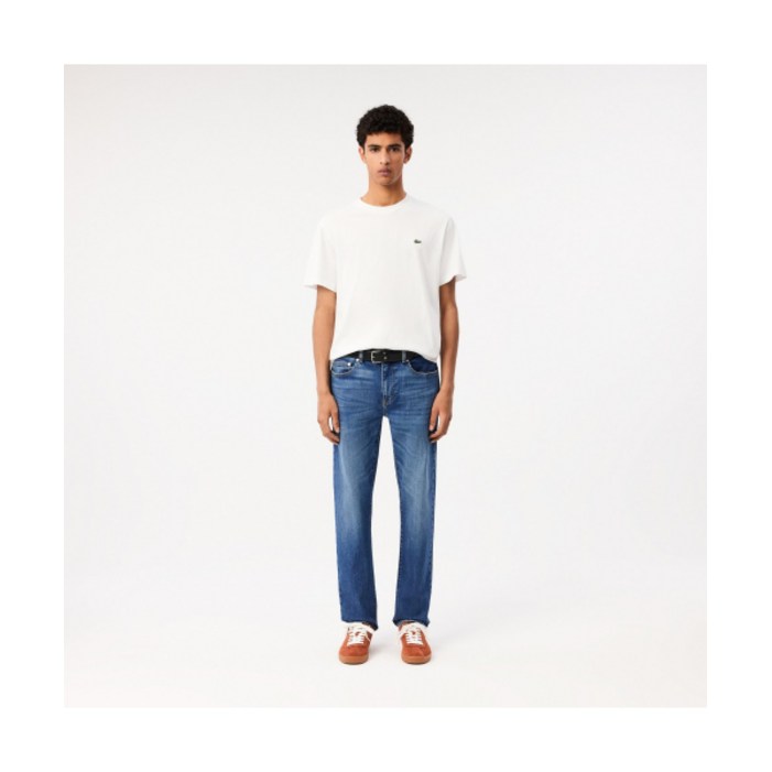 매장정품 라코스테 LACOSTE 남성 슬림핏 데님 팬츠 중청