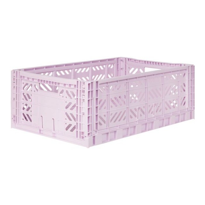 아이카사 폴딩박스 L lilacPassive Lock 22cm, 라일락, 1개