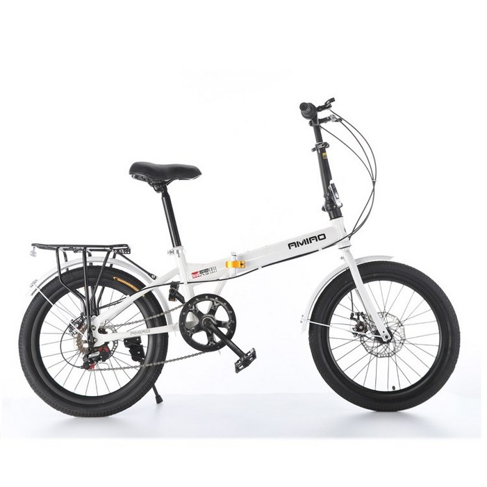 [대쉬바이크] 미니벨로 접이식 자전거 경량 가벼운 20인치 미니 폴딩, 화이트