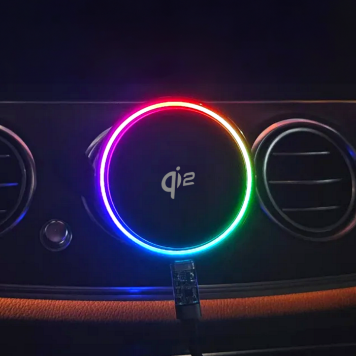 에어씬 맥세이프 차량용 핸드폰 거치대 쿨링 무선 고속 충전 QI2