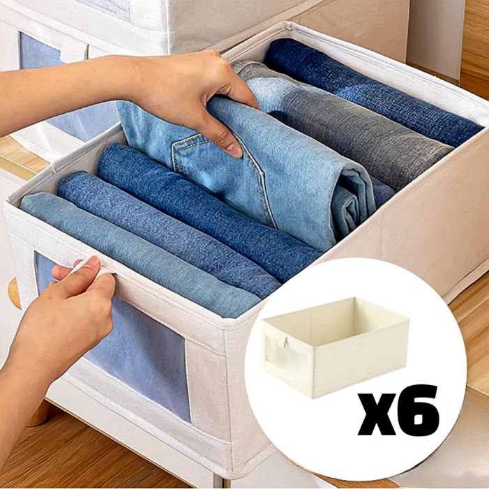 비남스토어 옷 수납 정리함 폴딩 2P 4P 다용도 정리