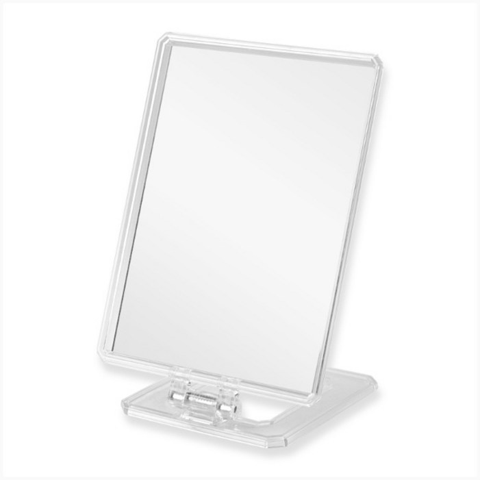 클리블리 국산 사각 스탠드 거울 대 1P 탁상거울 접이식 화장거울