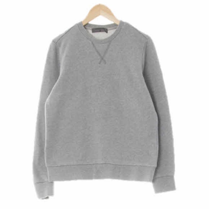 지오다노 9264 멜란지그레이 면혼방 라운드맨투맨 90