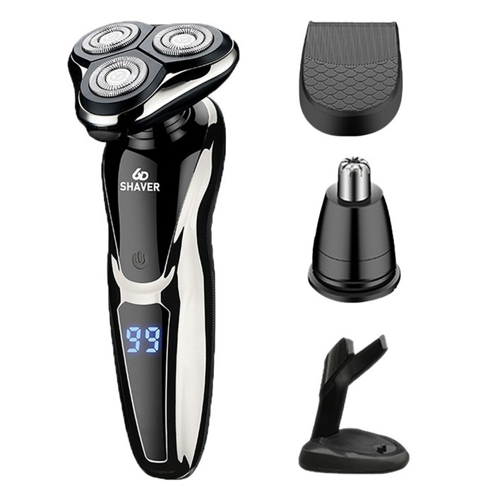 헤누스 셰이버 남자 전기 면도기 생활방수 전동 면도기, EQ230K, 블랙