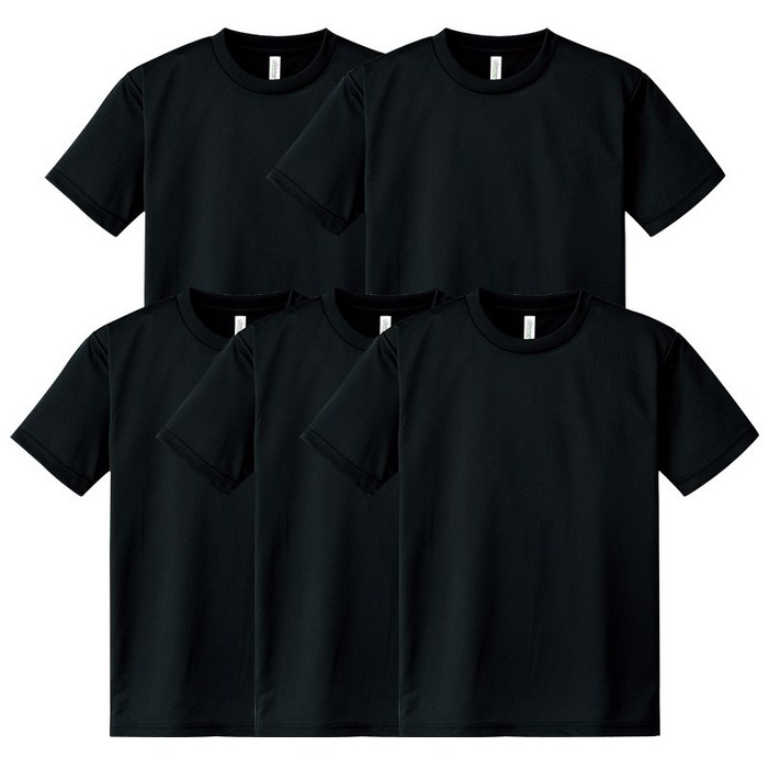 자체제작 11111 기능성 드라이 쿨 반팔티 5종세트