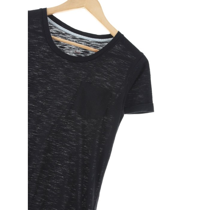 W(S)지오송지오 반팔 티셔츠 블랙 면 슬림핏76