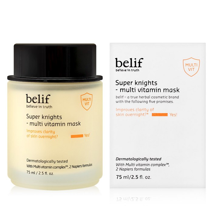 빌리프 빌리프 슈퍼나이츠 멀티 비타민 마스크 수면팩 75ml, 1개, 단일상품