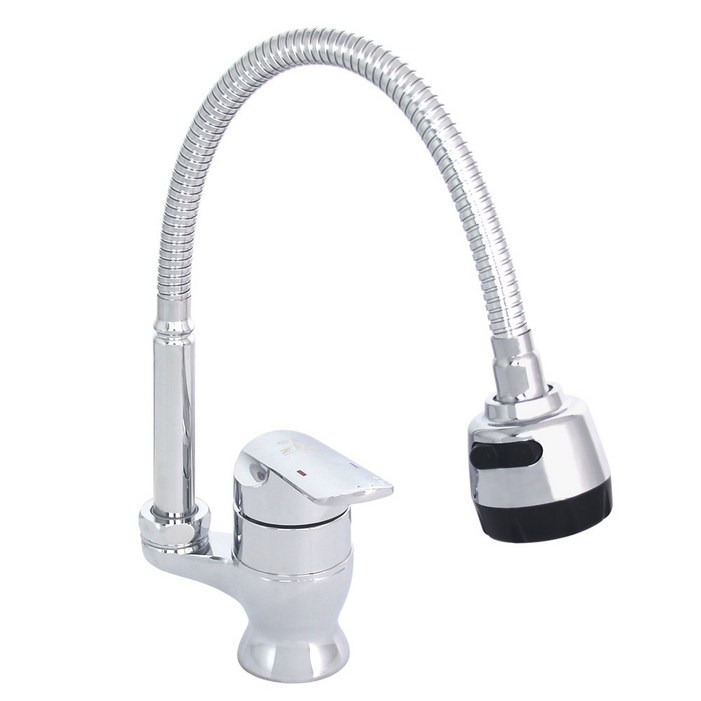 지오 원홀코브라 싱크대수전 씽크 주방수전 수도꼭지, 1개