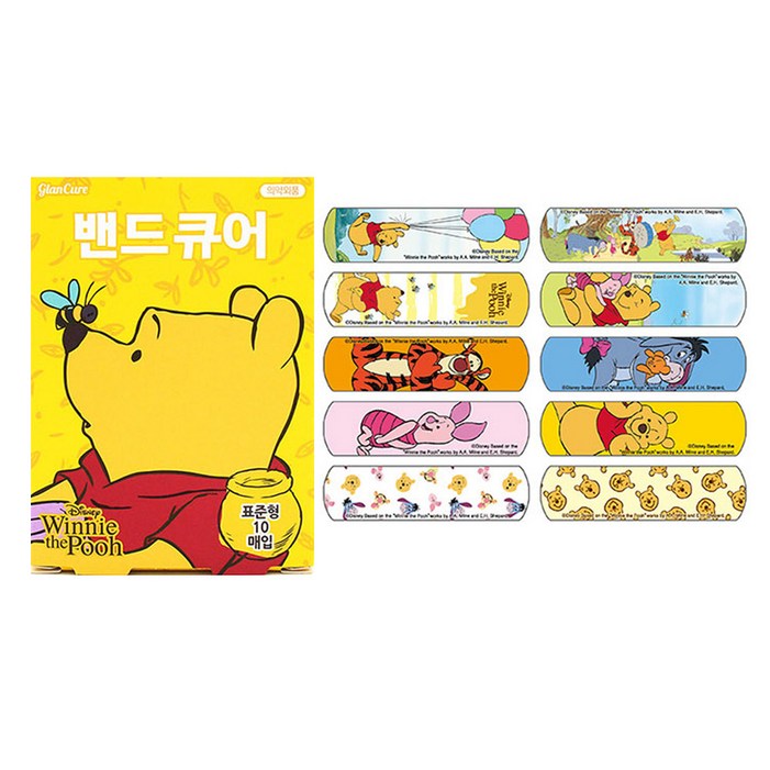 디즈니 일회용밴드푸 10매입 20팩 박스