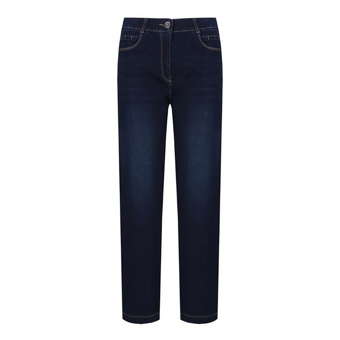 베스띠벨리[신상 여성 청바지 30%할인] 레터링 포인트 세련된 느낌의 여성 기본 부츠컷 데님 팬츠 <정상가 179,000원>55,66,77 여성 신상 부츠컷 청바지