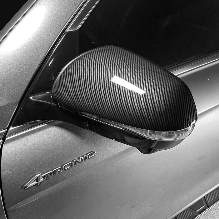 유투카 호환 셀토스 튜닝 용품 뿔미러 커버 카본 몰딩