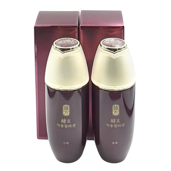 수려한 효 녹용콜라겐 2종 수액140ml  유액140ml, 2세트