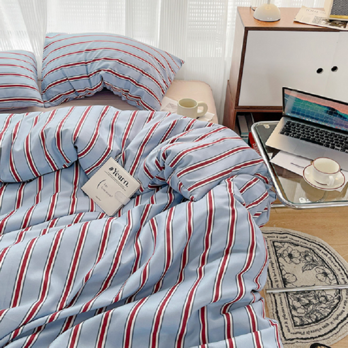 데보코 헤이즐 스트라이프 사계절 차렵이불