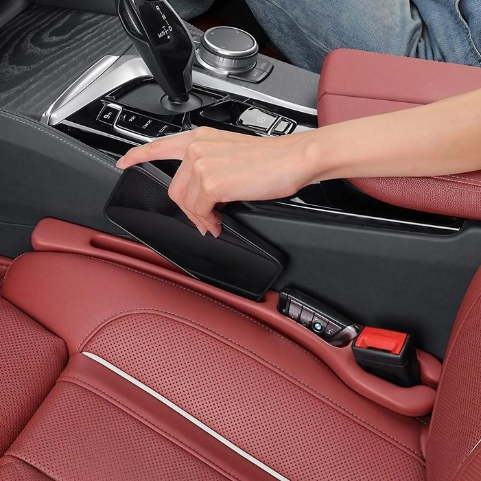 블랙가디언 자동차 차량 틈새쿠션 시트 사이드 포켓 수납 1세트