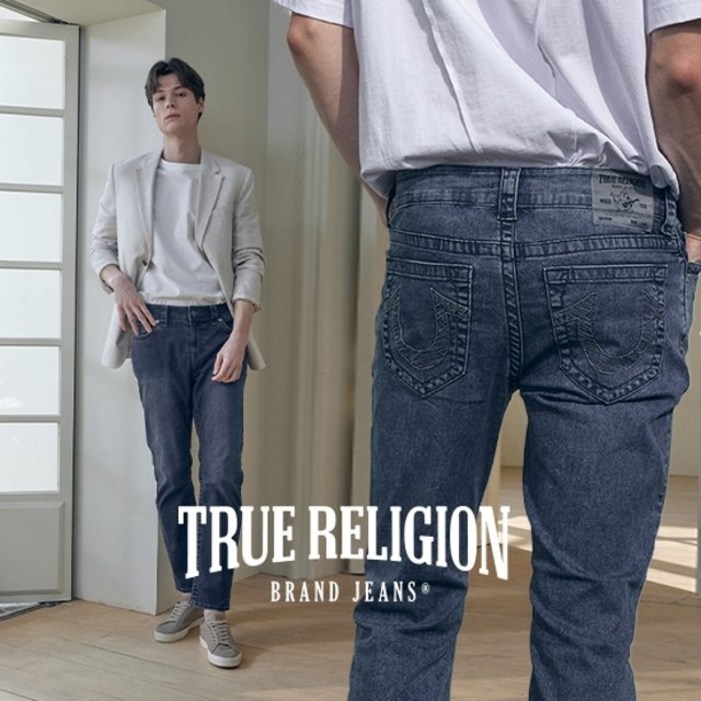[쇼핑엔티] 트루릴리전 24SS 최신상! 썸머 데님 팬츠 2종, 남성