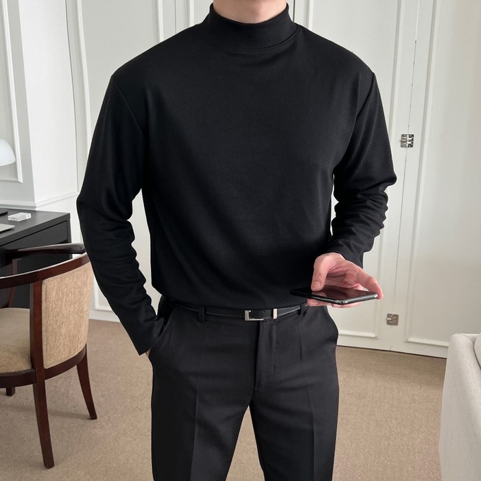 [~3XL/남녀공용] 퀄리티 니트지 반폴라(6color)