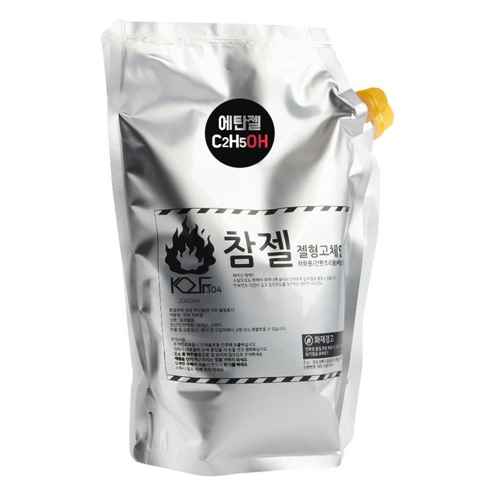 코프304 에탄젤2000ml 액체연료 캠핑용품 젤연료 에탄올 착화제, 1개, 2L