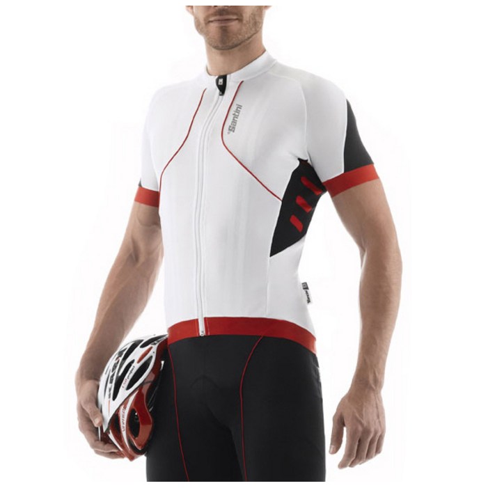 Santini 져지Bcool 비쿨 반팔져지 화이트