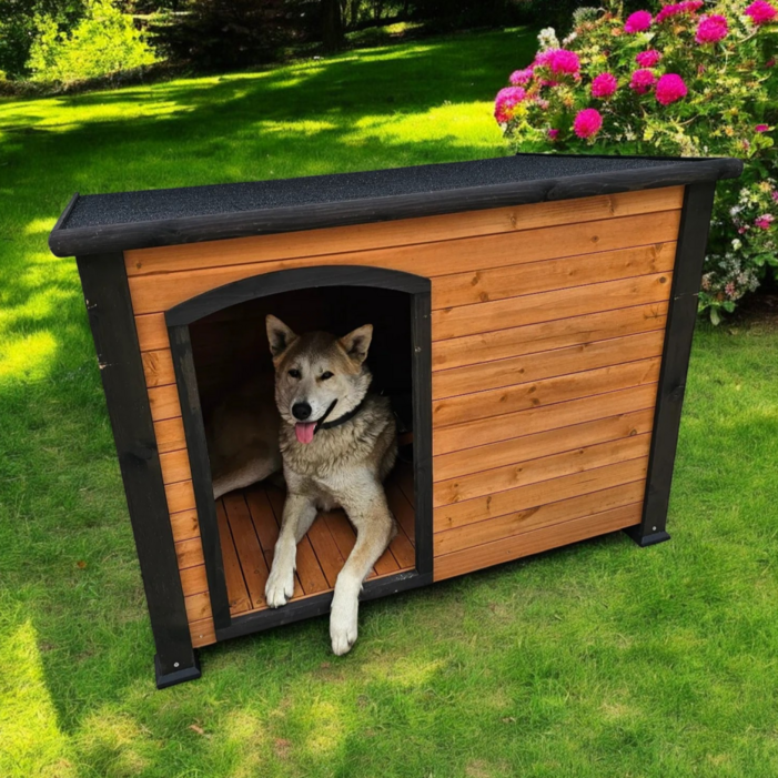 원목 야외 대형견집 디자인1, 원목, 1개
