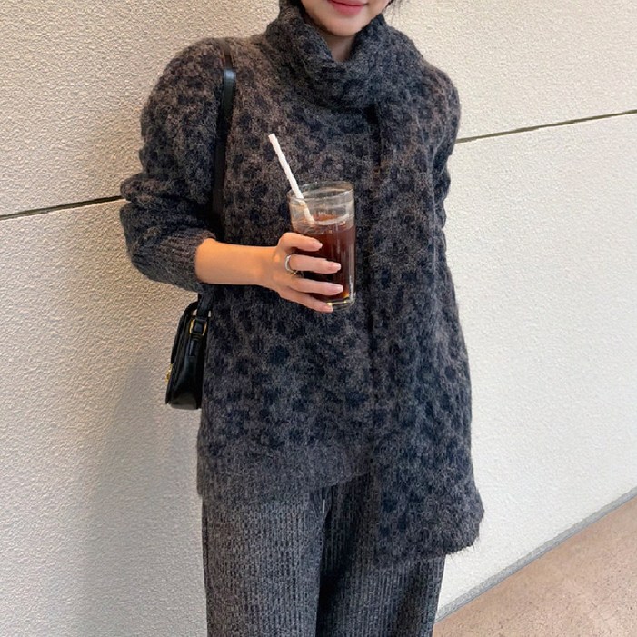 미아마스빈_라르 니트 머플러 세트